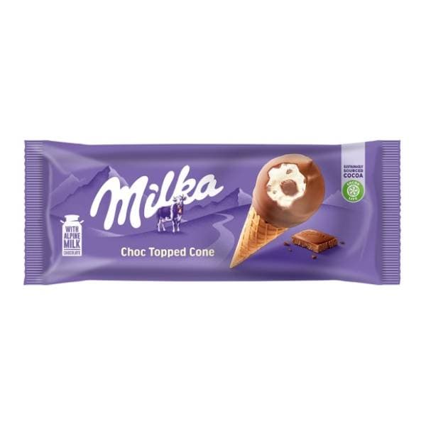 Sladoled MILKA Ball top cone kornet 100ml 0