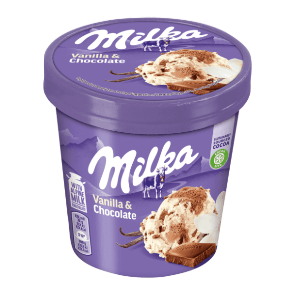 Sladoled MILKA vanilla čaša 425ml 0