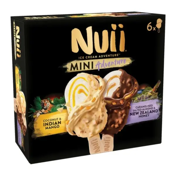 Sladoled NUII mango i novozelandski med multipack 6x55ml 0