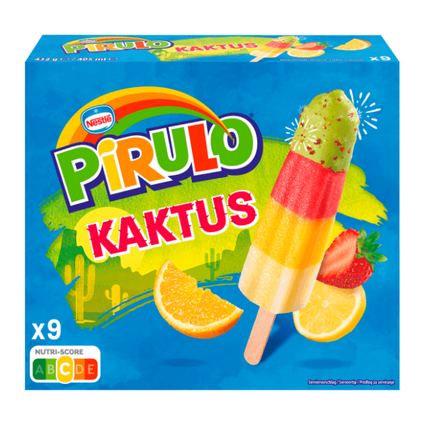 Sladoled PIRULO kaktus multipack 9x45ml 0