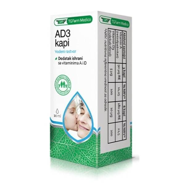 TG FARM AD3 kapi vodeni rastvor 10ml 0