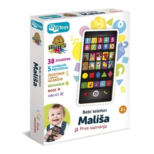 Bebi telefon mališa u kutiji MILLA TOYS 0