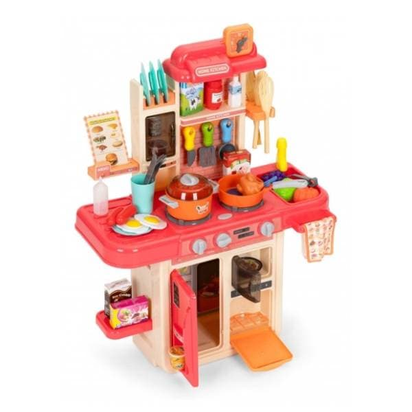 Dečija kuhinja 42 elementa roze ECO TOYS 0