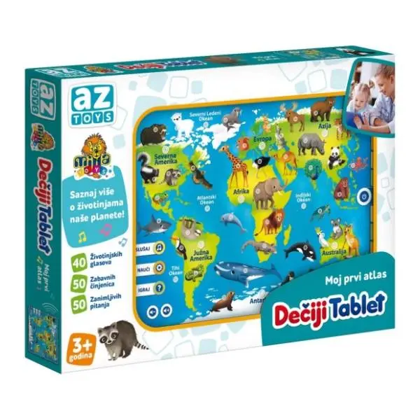 Dečiji tablet Moj prvi atlas MILLA TOYS 0