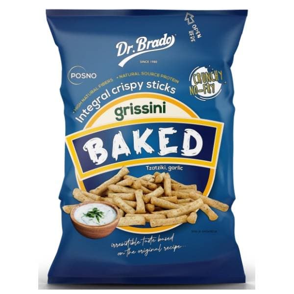 DR. BRADO grisini baked tzatziki 50g 0