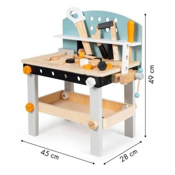 Drvena igračka radionica sa alatom 38 delova ECO TOYS 1