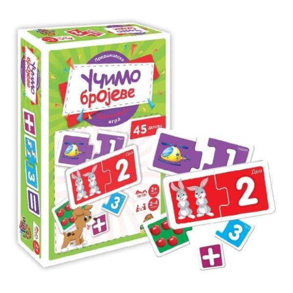 Edukativna slagalica učimo brojeve MILLA TOYS 0
