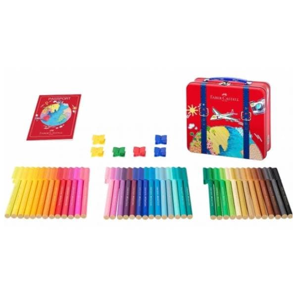 Flomasteri FABER CASTELL connector koferče set 40kom 1