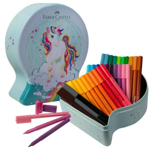 Flomasteri FABER CASTELL connector unicorn 33kom 1