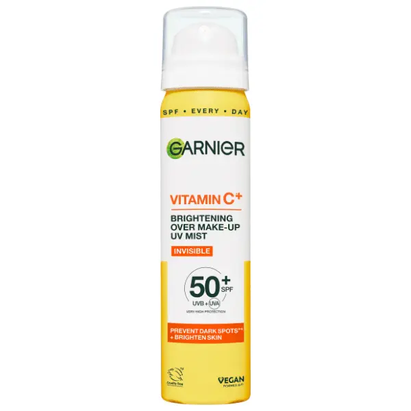 GARNIER Vitamin C fluid u spreju za blistavu kožu SPF50+ 75ml 0