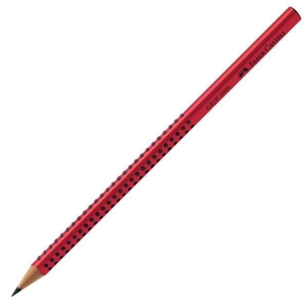 Grafitna olovka FABER CASTELL grip 2001 B crvena 1kom 0