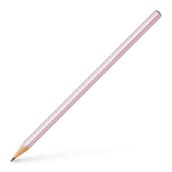 Grafitna olovka FABER CASTELL sparkle HB rose metallic 1kom 0