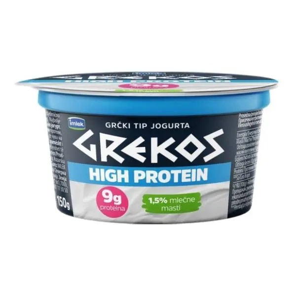 Grčki jogurt GREKOS high protein 150g 0