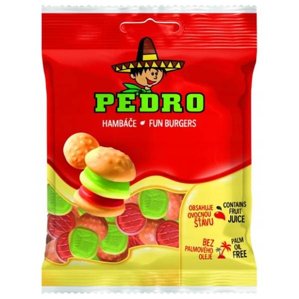 Gumene bombone PEDRO burger 80g 0