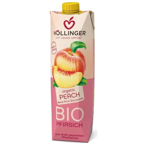 HOLLINGER organski sok breskva 1l 0