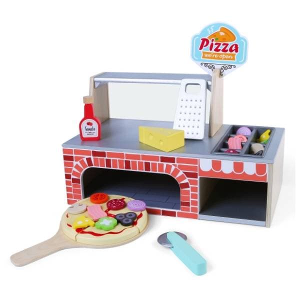 Igračka drvena pećnica za pizzu ECO TOYS 0