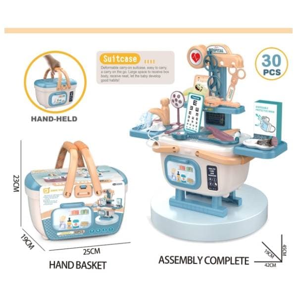 Igračka kofer doktor set MRX TOYS 1