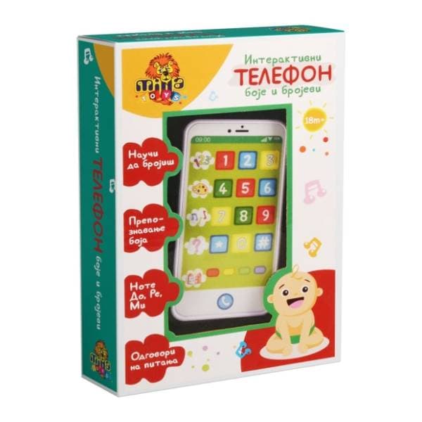 Interaktivni muzički telefon boje i brojevi MILLA TOYS 0