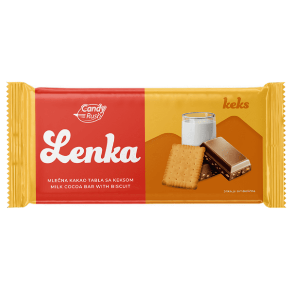 Kakao tabla LENKA keks 100g 0