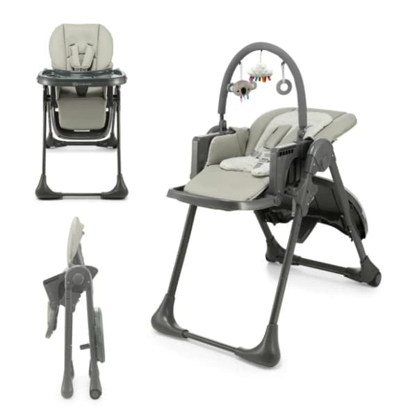 KINDERKRAFT stolica za hranjenje 2u1 Tummie grey 3