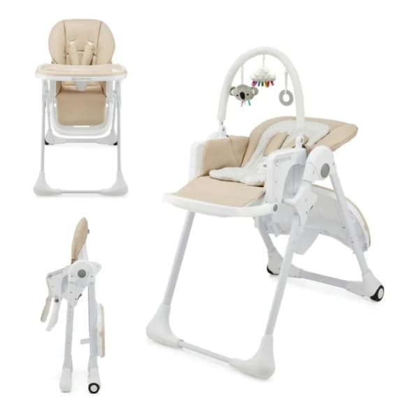 KINDERKRAFT stolica za hranjenje 2u1 Tummie beige 2