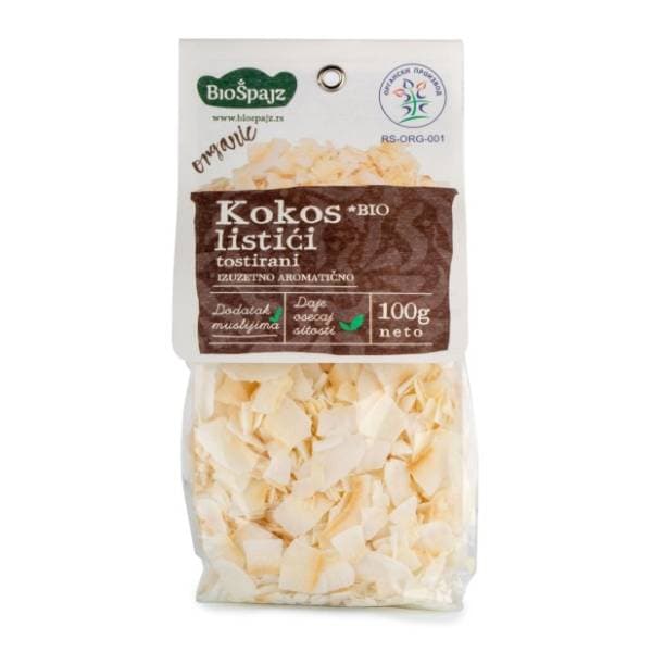 Kokos listići BIO ŠPAJZ organic 100g 0
