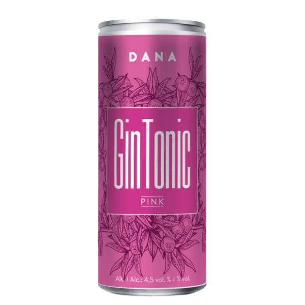 Koktel DANA Gin tonic pink 330ml 0