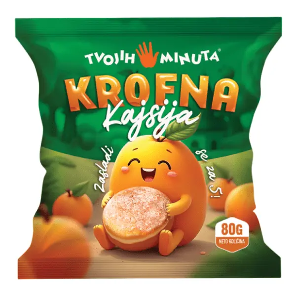 Krofna TVOJIH 5 MINUTA kajsija 80g 0