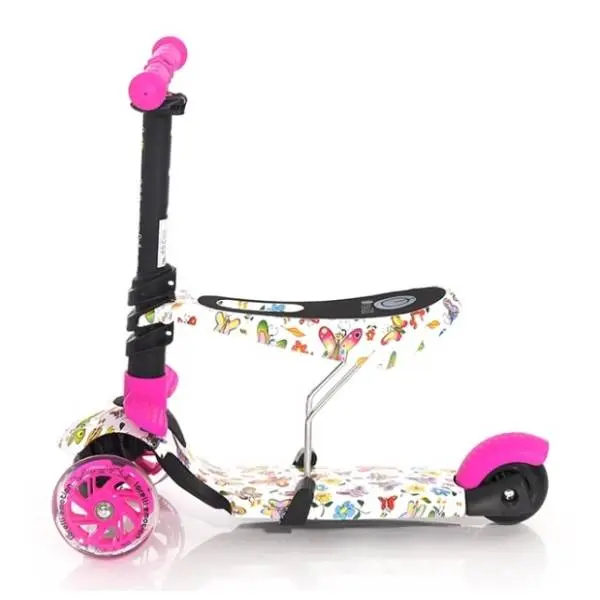 LORELLI BERTONI trotinet za decu Smart butterfly roze 1