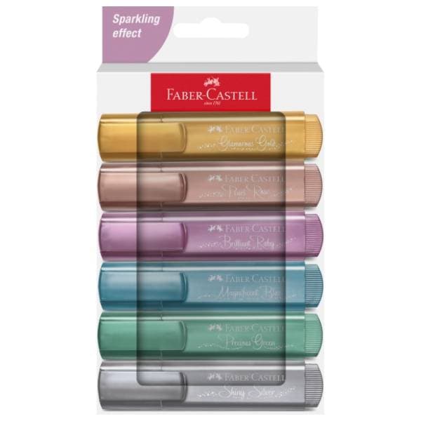 Marker FABER CASTELL textliner metalic 46 8kom 0