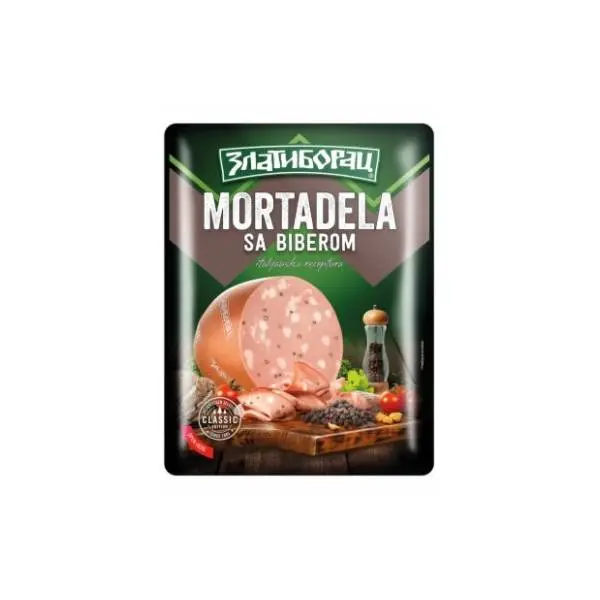 Mortadela ZLATIBORAC sa biberom 125g 0