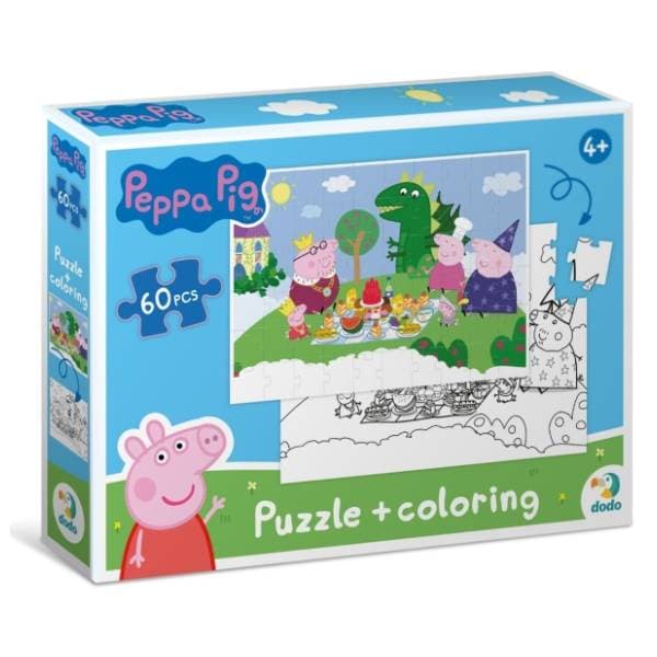 Puzzle 2u1 Peppa prase piknik DODO 0