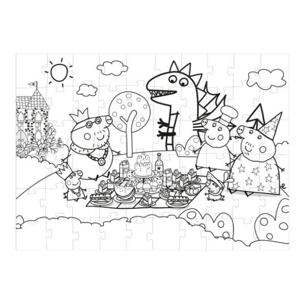 Puzzle 2u1 Peppa prase piknik DODO 2