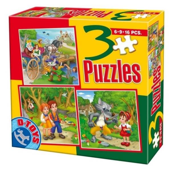 Puzzle 3u1 Bajke D-TOYS 0