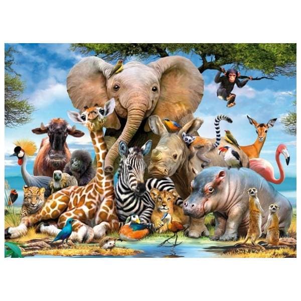 Puzzle Afrički prijatelji RAVENSBURGER 1