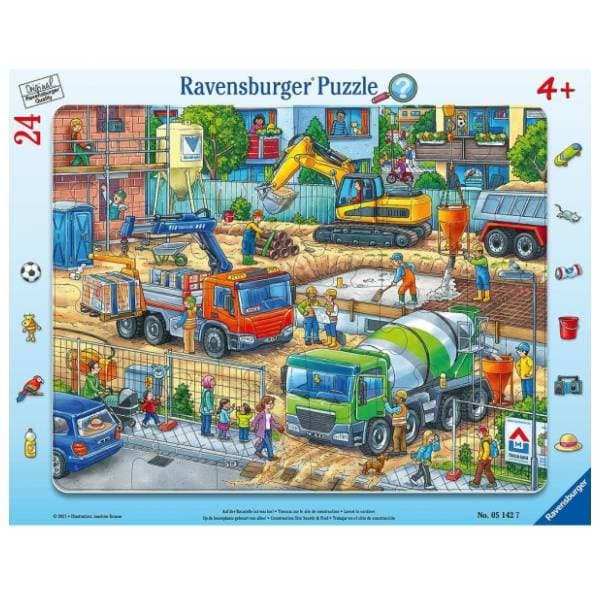 Puzzle Dešavanje na gradilištu RAVENSBURGER 0