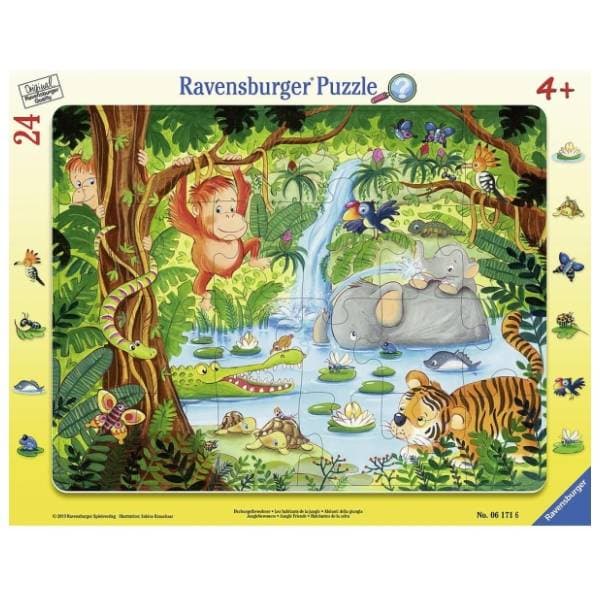 Puzzle Drugari iz džungle RAVENSBURGER 0