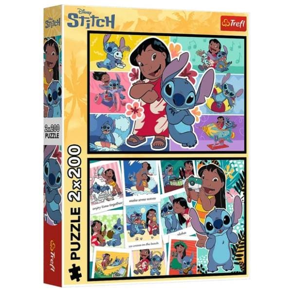 Puzzle Lilo & Stitch 2x200 delova TREFL 0