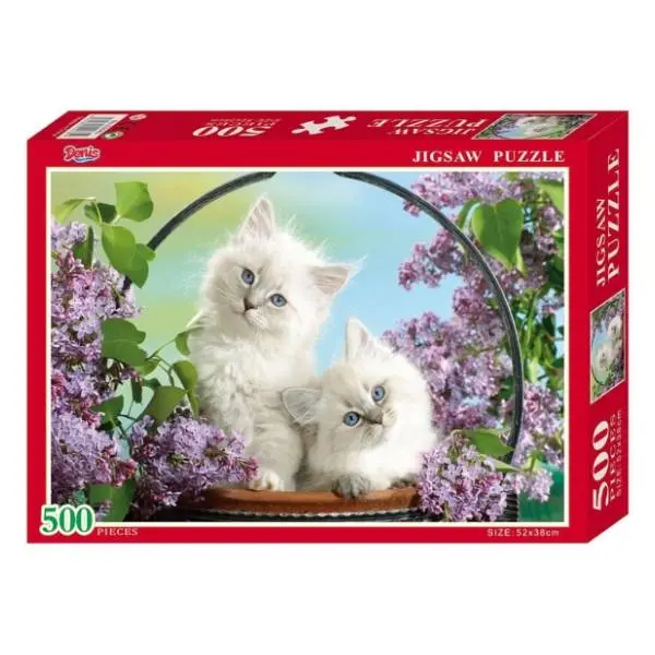 Puzzle Mačke i jorgovani DENIS 0