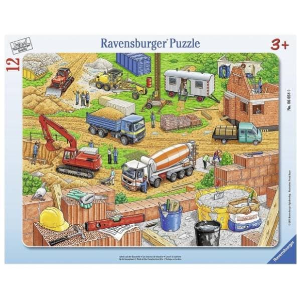 Puzzle Mašine na gradilištu RAVENSBURGER 0