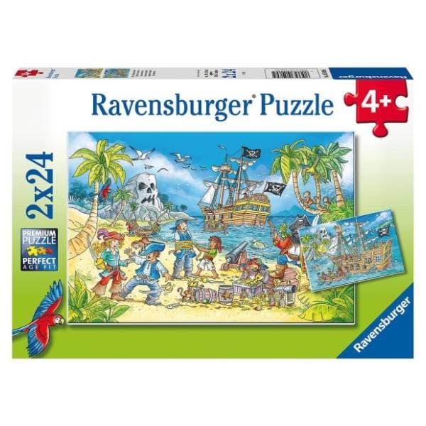 Puzzle Ostrvo avanture 2x24 dela RAVENSBURGER 0