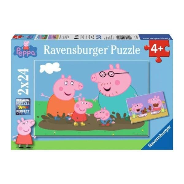 Puzzle Pepa prase 2x24 dela RAVENSBURGER 0