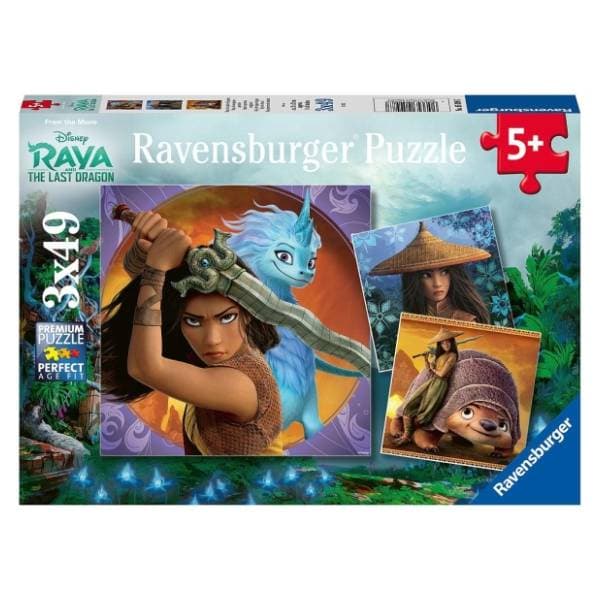 Puzzle Poslednji zmaj 3x49 delova RAVENSBURGER 0