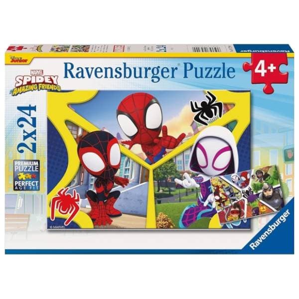 Puzzle Spidey i njegovi prijatelji 2x24 dela RAVENSBURGER 0