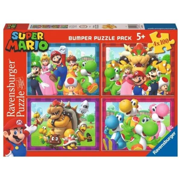Puzzle Super Mario 4x100 delova RAVENSBURGER 0