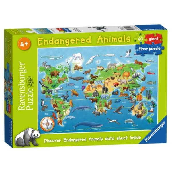 Puzzle Ugrožene životinje RAVENSBURGER 0