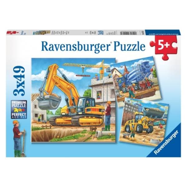 Puzzle Velike graditeljske mašine RAVENSBURGER 0
