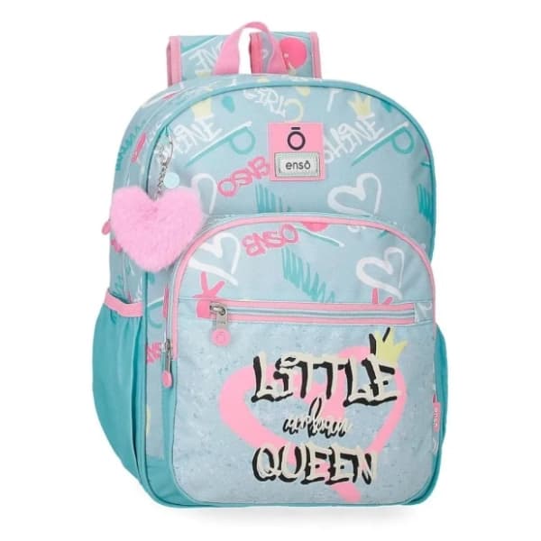 Ranac za školu ENSO Little urban queen 38cm tirkizni 0