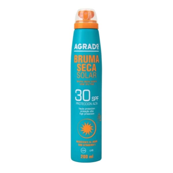 Sprej za sunčanje AGRADO Dry mist vodootporni SPF30 200ml 0
