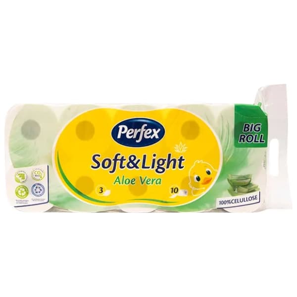 Toalet papir PERFEX soft & light aloe vera 3sloja 10kom 0